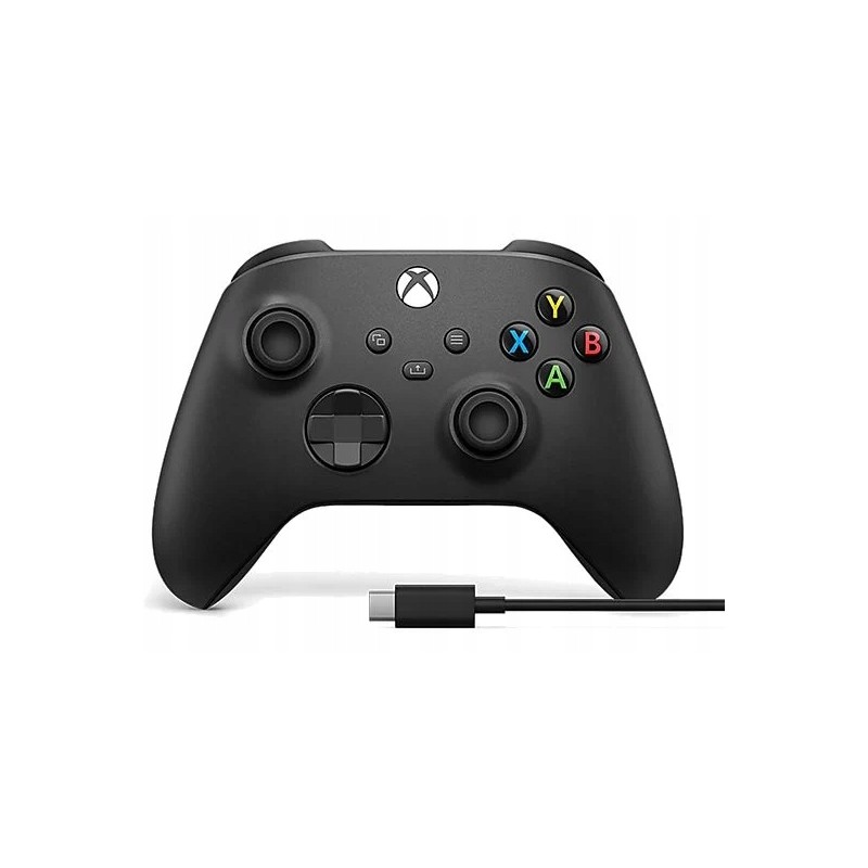 Outlet Kontroler bezprzewodowy Microsoft EP2-29944 Xbox Carbon Black+ kabel