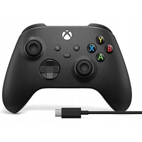 Outlet Kontroler bezprzewodowy Microsoft EP2-29944 Xbox Carbon Black+ kabel