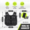 Outlet Mobiclinic Kamizelka z Obciążeniem do 10kg 20 obciążników czarna