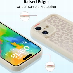 Outlet Etui do iPhone 16 6.1" Białe Matowe Panterka Ultra Cienkie
