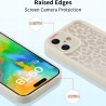 Outlet Etui do iPhone 16 6.1" Białe Matowe Panterka Ultra Cienkie