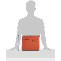 Outlet 25x Teczka organizer na akta kartonowa zwieszana A4 Esselte rozstaw