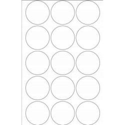 Outlet Etykiety samoprzylepne HERMA 2277 w arkuszach okrągły średnica 32 mm