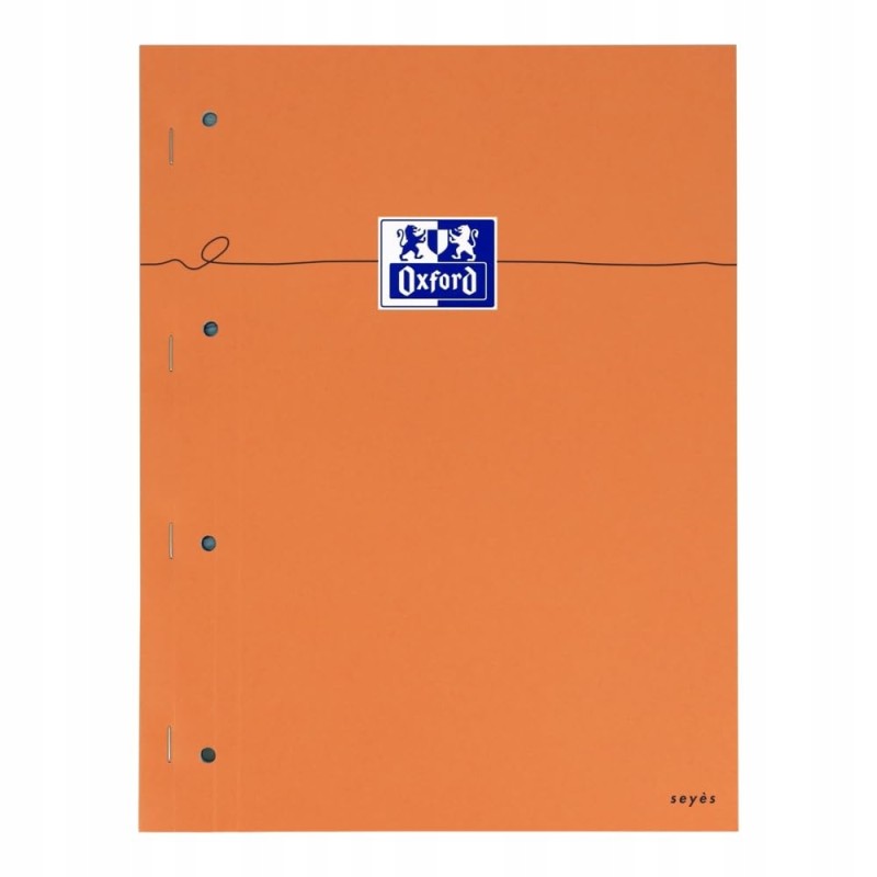Outlet Oxford zeszyt perforowany zszywany A4+ Seyes kratka 80 arkuszy 2szt.