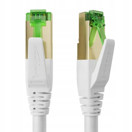 Outlet KabelDirekt przewód LAN Cat 7 RJ45 0,25 m SF/FTP stabilny