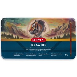 Outlet Pastelki artystyczne DERWENT Coloursoft 72 sztuki w metalowym