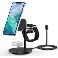USZKODZONY Magleap duo - ładowarka indukcyjna 3w1 czarna