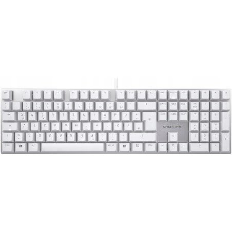 Outlet CHERRY KC 200 MX Klawiatura Mechaniczna MX2A BROWN USB QWERTZ biała