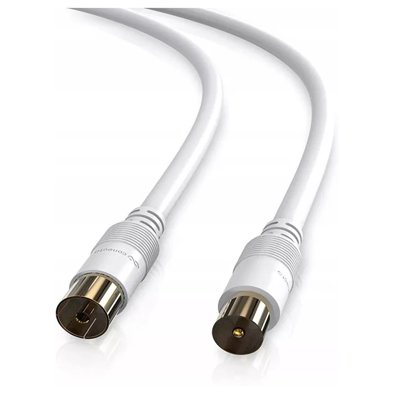 Outlet KABEL ANTENOWY CONECTO CC50034-V2 0,5M BIAŁY