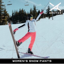 Outlet ARCTIX Damskie Pantaloni Narciarskie Izolowane Czarne 3XL Plus