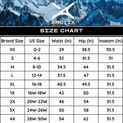 Outlet ARCTIX Damskie Pantaloni Narciarskie Izolowane Czarne 3XL Plus
