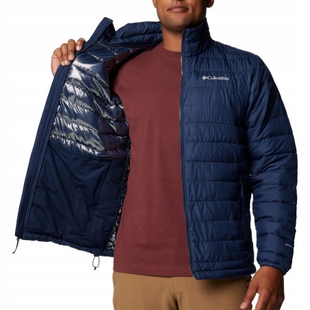Outlet Columbia kurtka męska puchowa bez kaptura POWDER LITE II JACKET