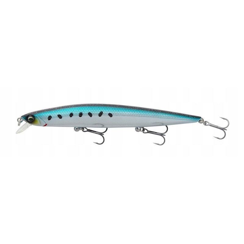 Outlet Wobler Savage Gear Sea Bass Minnow jerk 12 cm 14,5 g Nero Holo