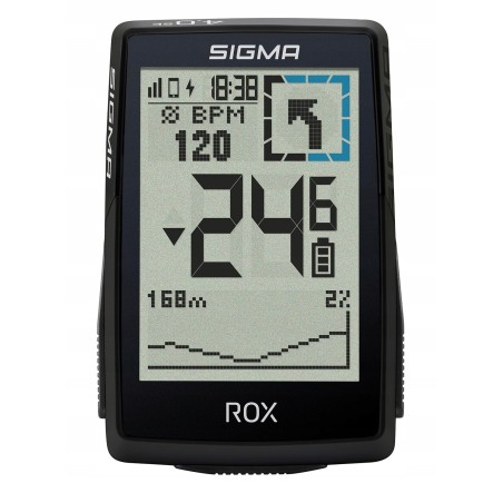 Outlet SIGMA ROX 4.0 licznik rowerowy GPS prędkość dystans czas czytelny