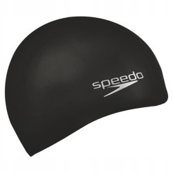 Outlet Czepek pływacki dla dorosłych Silikon Speedo czarny ergonomiczny