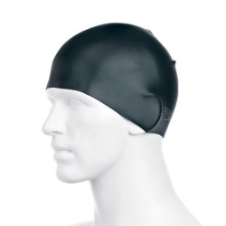 Outlet Czepek pływacki dla dorosłych Silikon Speedo czarny ergonomiczny