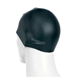 Outlet Czepek pływacki dla dorosłych Silikon Speedo czarny ergonomiczny