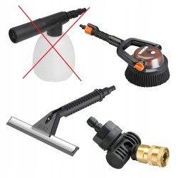 Outlet Zestaw uniwersalnych akcesoriów czyszczących WORX Hydroshot WA4072