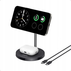 Outlet Anker MagGo Qi2 ładowarka bezprzewodowa 15W MagSafe 2w1