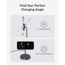Outlet Anker MagGo Qi2 ładowarka bezprzewodowa 15W MagSafe 2w1