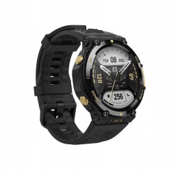 Outlet Smartwatch Amazfit T-Rex 2 czarny GPS 10 ATM pulsometr oksymetr SpO2