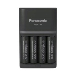 Outlet Ładowarka Panasonic BQ-CC55 LED 100-240V 4 Wejścia AA Czarny