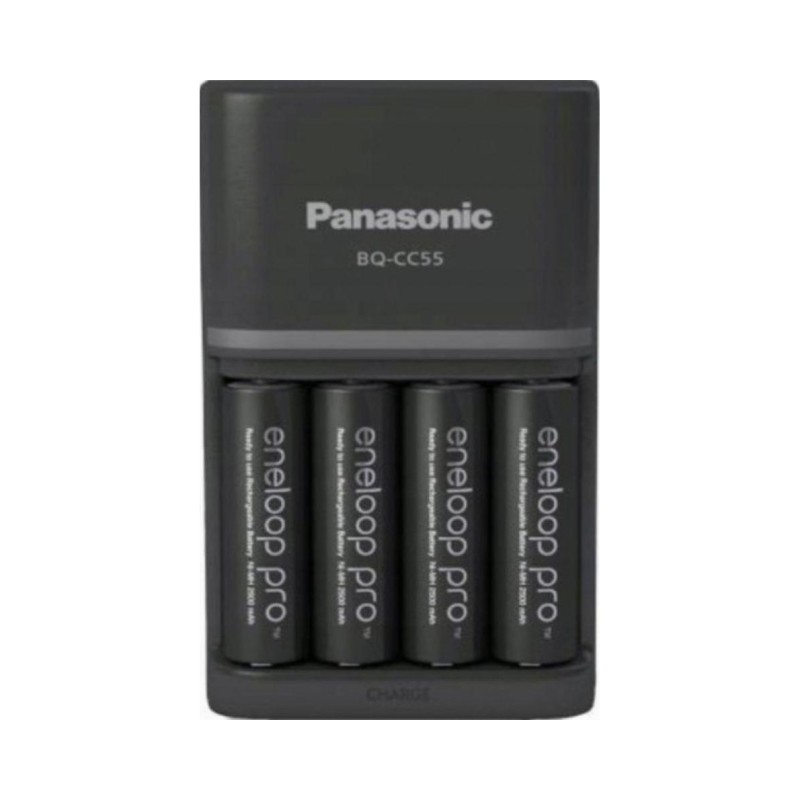Outlet Ładowarka Panasonic BQ-CC55 LED 100-240V 4 Wejścia AA Czarny