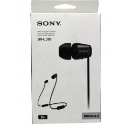 Outlet SŁUCHAWKI BEZPRZEWODOWE BLUETOOTH SONY WI-C310 5.0 15H CZARNE