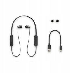Outlet SŁUCHAWKI BEZPRZEWODOWE BLUETOOTH SONY WI-C310 5.0 15H CZARNE