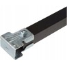 Outlet Nogi metalowe Imex 81402-A 3x3x30 cm czarne 4 sztuki