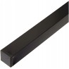 Outlet Nogi metalowe Imex 81402-A 3x3x30 cm czarne 4 sztuki