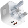 Outlet Ładowarka Sieciowa Roeko USB-C 20W Szybkie ładowanie Wtyk UK BIAŁA