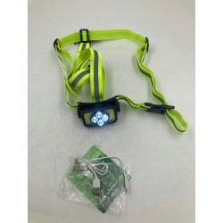 Outlet Latarka Biegowa Piersiowa 300lm LED Akumulatorowa USB 360°
