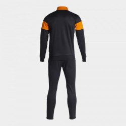 Bluza dresowa Joma Tuta Uomo Danubio III L długi rękaw czarno-pomarańczowa