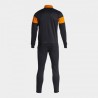Bluza dresowa Joma Tuta Uomo Danubio III L długi rękaw czarno-pomarańczowa