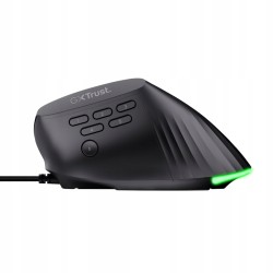 Outlet Myszka przewodowa Trust GXT 145 Rexxa sensor optyczny RBG czarna