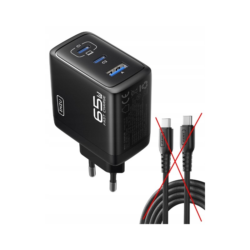 Outlet INIU 65W Ładowarka USB C Z Kablem Szybkie Ładowanie iPhone iPad