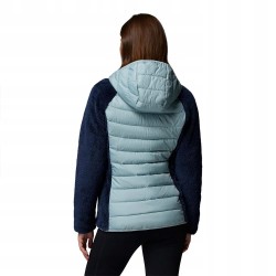 Kurtka damska Columbia Powder Lite II Sherpa Hybrid niebiesko-granatowa XL