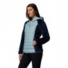 Kurtka damska Columbia Powder Lite II Sherpa Hybrid niebiesko-granatowa XL