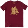 Outlet KOSZULKA MĘSKA AS ROMA 1972 R.L Bordowy OPIS