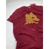 Outlet KOSZULKA MĘSKA AS ROMA 1972 R.L Bordowy OPIS