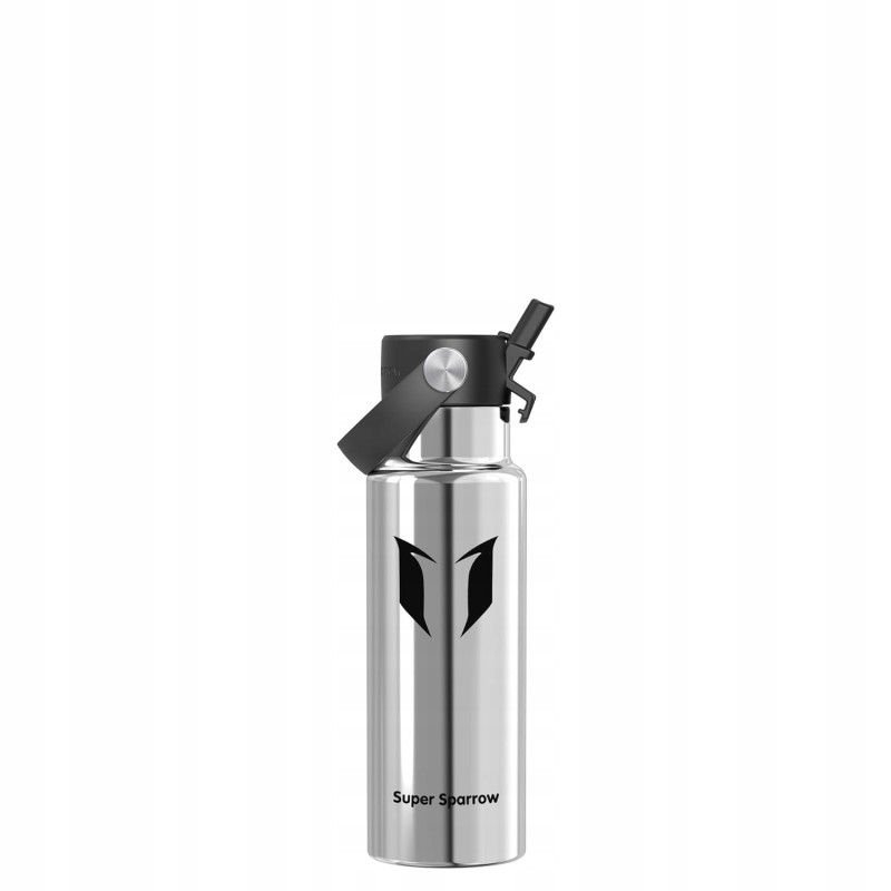 Outlet Super Sparrow Butelka Izolowana 350ml ze słomką, stal nierdzewna,