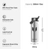 Outlet Super Sparrow Butelka Izolowana 350ml ze słomką, stal nierdzewna,