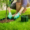 Outlet Gardenix Obrzeże Trawnikowe Faliste Elastyczne 9m Szare Plastikowe
