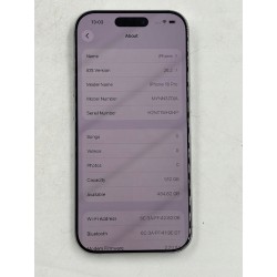 Smartfon Apple iPhone 16 Pro 8 GB / 512 GB 5G 6,3 cali 3577 mAh NFC biały
