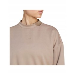 Damska bluza adidas Yoga Essentials Climacool Brązowa S