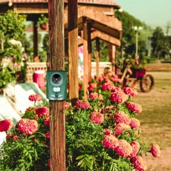Outlet ULTRADŹWIĘKOWY ODSTRASZACZ GRYZONI PIR MYSZY KUN LISÓW DZIKÓW SAREN