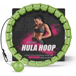 Outlet Hula Hoop obciążony automatyczny masaż 360° fitness Obwód 61-112 cm