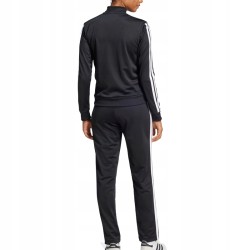 Adidas komplet dresowy damski bez kaptura rozpinana bluza czarny rozmiar S