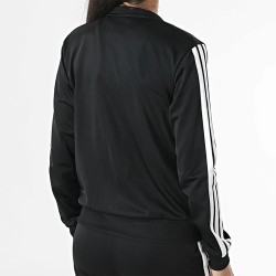 Adidas komplet dresowy damski bez kaptura rozpinana bluza czarny rozmiar S